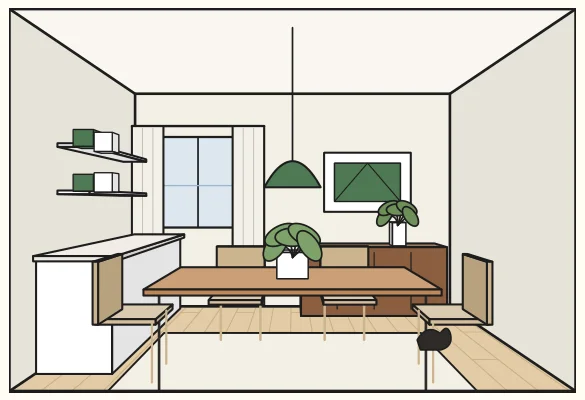 ภาพประกอบในเล่ม HOME STYLE · ROOM 03 — DINING & KITCHEN ภาพที่ 2
